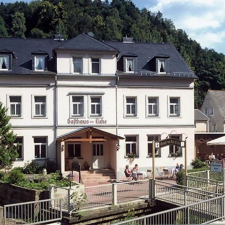Hotel Gasthaus Zur Eiche Bad Schandau Exterior foto